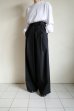 画像10: ssstein       OVERTUCKED EXTRA WIDE TROUSERS・BLACK