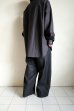 画像11: ssstein       OVERSIZED DOWN PAT SHIRT・DARK CHARCOAL