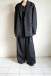 画像6: ssstein       OVERTUCKED EXTRA WIDE TROUSERS・BLACK