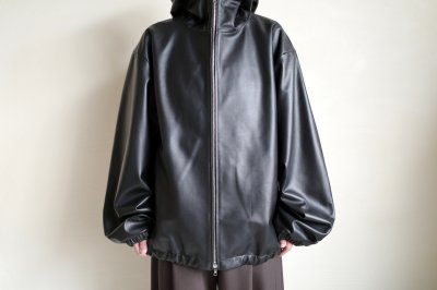 画像7: ssstein         LEATHER HOODED SHORT JACKET・BLACK