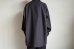 画像7: ssstein       OVERSIZED DOWN PAT SHIRT・DARK CHARCOAL