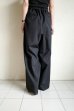 画像8: ssstein       OVERTUCKED EXTRA WIDE TROUSERS・BLACK