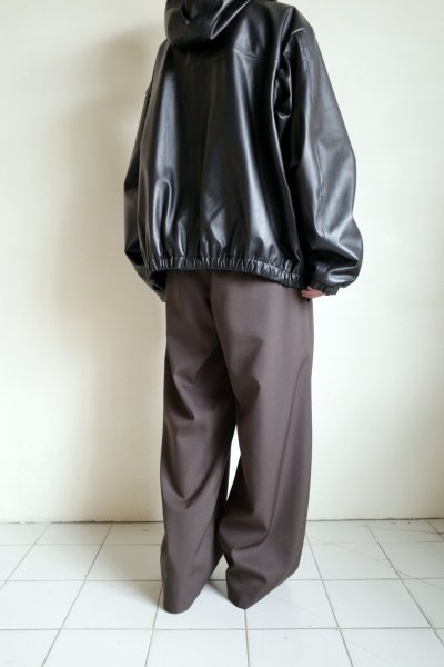 画像13: ssstein         LEATHER HOODED SHORT JACKET・BLACK