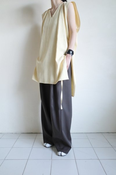 画像11: ANTHEM A       MISTY JACQUARD  V-NECK TOPS・ECRU