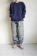 画像12: RELAX FIT       リラックスフィット ”Muff Pocket Crew Sweat”スウェットシャツ・ネイビー