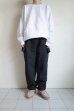 画像10: RELAX FIT       リラックスフィット ”Sweat Cargo Pants”スウェットカーゴパンツ・ブラック