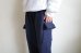 画像19: RELAX FIT       リラックスフィット ”Sweat Cargo Pants”スウェットカーゴパンツ・ネイビー