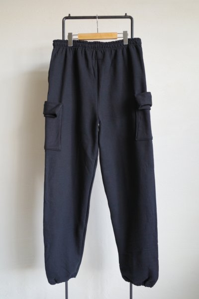 画像2: RELAX FIT       リラックスフィット ”Sweat Cargo Pants”スウェットカーゴパンツ・ブラック