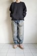 画像13: RELAX FIT       リラックスフィット ”Muff Pocket Crew Sweat”スウェットシャツ・ブラック