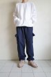 画像18: RELAX FIT       リラックスフィット ”Sweat Cargo Pants”スウェットカーゴパンツ・ネイビー