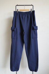 RELAX FIT       リラックスフィット ”Sweat Cargo Pants”スウェットカーゴパンツ・ネイビー