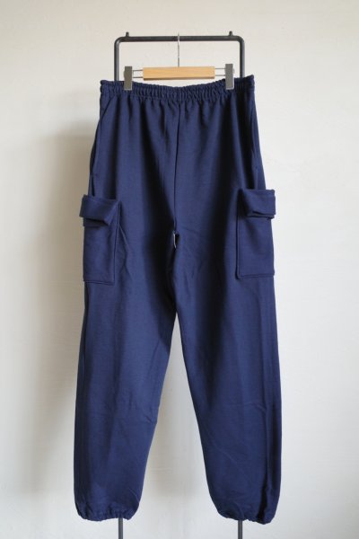 画像1: RELAX FIT       リラックスフィット ”Sweat Cargo Pants”スウェットカーゴパンツ・ネイビー