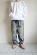 画像13: RELAX FIT       リラックスフィット ”Muff Pocket Crew Sweat”スウェットシャツ・ホワイト