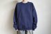 画像6: RELAX FIT       リラックスフィット ”Muff Pocket Crew Sweat”スウェットシャツ・ネイビー