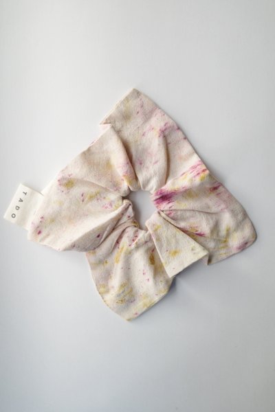 画像1: TADO       PRIYA SCRUNCHIE・Ivory eco print B