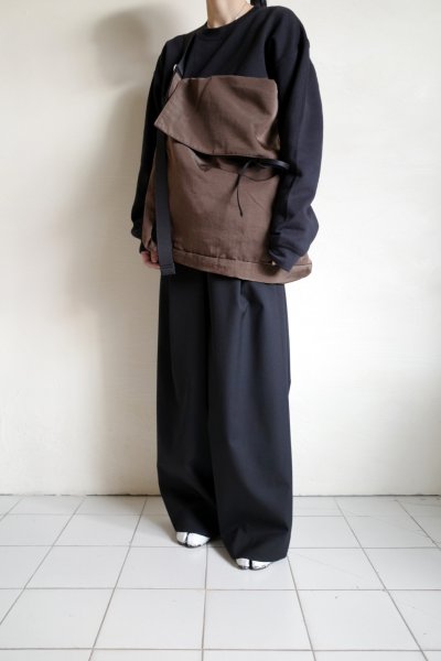 画像11: NL       ニール JILL ビッグショルダーバック・twillnylonブラウン　