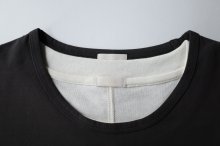 他の写真1: phebus       LAYERED T-SHIRTS・CHARCOAL×IVORY S1