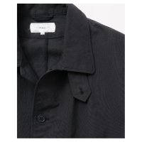 FOLL       wool paper daily work jacket・dark navy