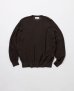 画像2: FOLL       summer wool wardrobe sweater・brown (2)