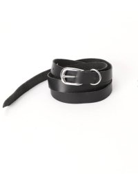 FOLL       firstclass leather basic belt・black