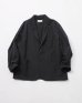 画像1: FOLL       wool paper daily jacket・dark navy (1)