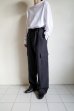 画像13: FOLL       wool paper relax cargo pants・dark navy