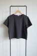 画像2: phebus       LAYERED T-SHIRTS・CHARCOAL×IVORY S1 (2)