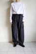 画像12: FOLL       wool paper relax cargo pants・dark navy