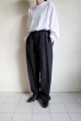 画像12: FOLL       wool paper relax pants・dark navy