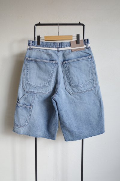 画像2: phebus       WASHI DENIM SHORTS・ICE BLUE