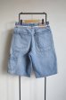 画像2: phebus       WASHI DENIM SHORTS・ICE BLUE (2)