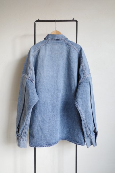 画像2: phebus       WASHI DENIM JACKET・FADE BLUE