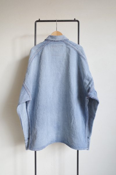 画像2: phebus       WASHI DENIM JACKET・ICE BLUE