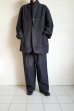 画像17: FOLL       wool paper relax cargo pants・dark navy