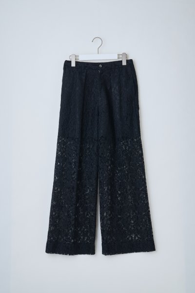 画像1: naokitomizuka      Lace  pants ・black