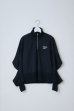 画像1: naokitomizuka       Reebok half zip deformed sweatshirts・black  (1)