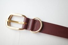 他の写真1: FOLL       firstclass leather basic belt・brown