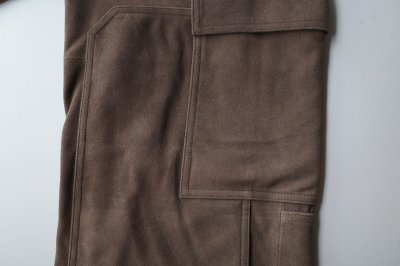 画像3: FOLL       goat suede double knee cargo pants・brown suede