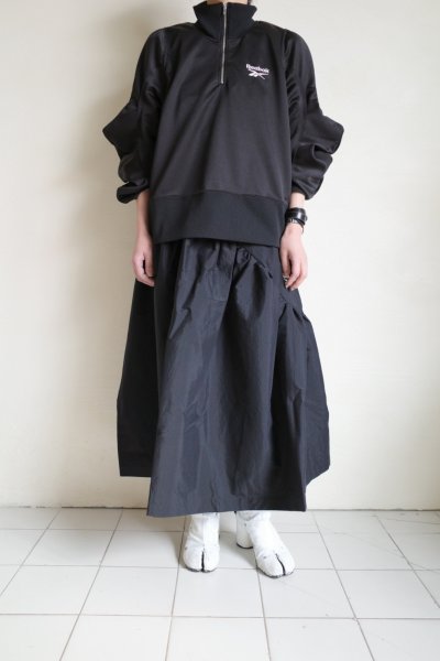 画像17: naokitomizuka       Reebok half zip deformed sweatshirts・black