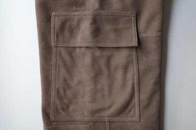 画像8: FOLL       goat suede double knee cargo pants・brown suede