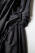 画像5: ANTHEM A        COTTON SILK DRAPE BUSTLE DRESS・BLACK