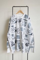 TENHALF       GRAPHIC SHIRT・WHITE