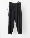 ANTHEM A        WOOL RAYON TROPICAL NO-BRAINER PANTS・BLACK