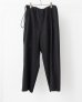 画像1: ANTHEM A        WOOL RAYON TROPICAL NO-BRAINER PANTS・BLACK (1)