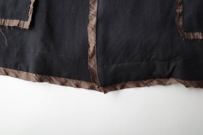 画像8: ANTHEM A        WOOL RAYON TROPICAL EMBROIDERY JACKET・BLACK