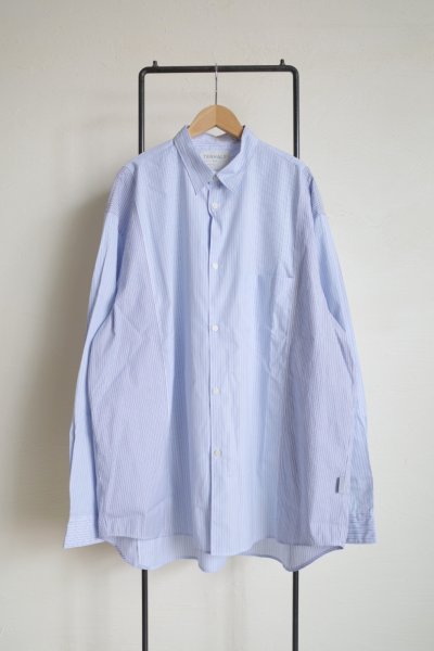 画像1: TENHALF       DOKING SHIRT・BLUE