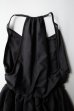 画像4: ANTHEM A        COTTON SILK DRAPE BUSTLE DRESS・BLACK