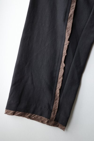 画像9: ANTHEM A        WOOL RAYON TROPICAL EMBROIDERY JACKET・BLACK