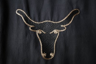 画像5: ANTHEM A        WOOL RAYON TROPICAL EMBROIDERY JACKET・BLACK