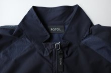 他の写真1: ROTOL       SHEER MESH ZIP SHIRTS・NAVY